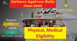 Airforce Agniveer Vayu Medical Eligibilty