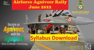 Airforce Agniveer Vayu Syllabus